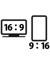 アスペクト比 16:9・9:16